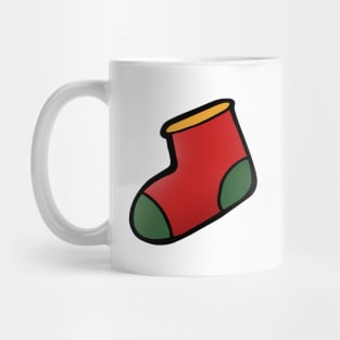 Christmas Stocking Doodle Art Mug